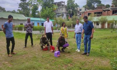 বনবিভাগ ও যৌথবাহিনীর অভিযানে মাটিরাঙ্গায় তক্ষকসহ পাচারকারী আটক