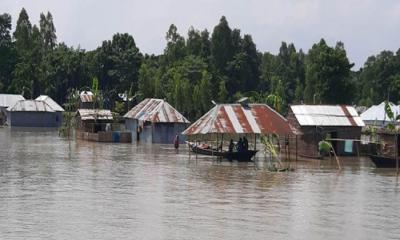 কুড়িগ্রামে পানিবন্দি দেড় লক্ষাধিক মানুষ