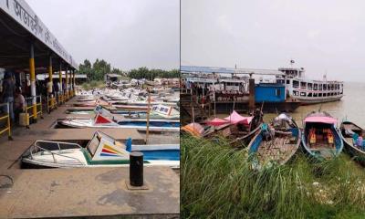 ব্যস্ততম শিমুলিয়া নৌ-বন্দর এখন সুনসান নীরবতা