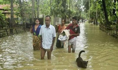 আসামে বন্যায় ১৯৫ জনের মৃত্যু, নিখোঁজ ৩৭