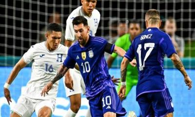 মেসির জোড়া গোলে আর্জেন্টিনার জয়