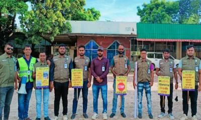 ধামরাইয়ে নিসচা‍‍`র উদ্যোগে মাসব্যাপী ট্রাফিক সপ্তাহ পালন