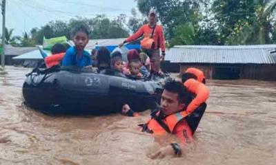 ফিলিপাইনে ভারী বৃষ্টি-বন্যায় নিহত বেড়ে ১৩