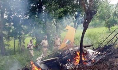 মন্দিরের চূড়ায় প্রশিক্ষণ বিমানের ধাক্কা, চালক নিহত