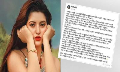 পরীমণি’র আবেগঘন স্ট্যাটাস! দুষলেন কাকে?