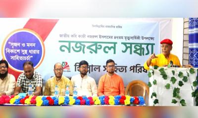 ‘জাতীয় সাহিত্যের পাটাতন তৈরি করেছেন কাজী নজরুল ইসলাম’
