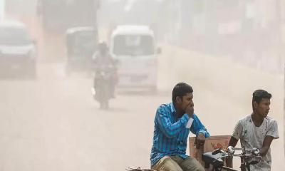 বায়ুদূষণে ১৭৩ স্কোর নিয়ে শীর্ষে ঢাকা