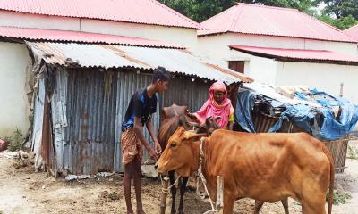 আশ্রয়ণের ঘরে ভাগ্যবদল