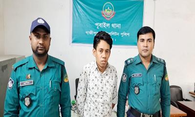 পূবাইলে স্ত্রী খুন হওয়ার ঘটনায় ১২ ঘন্টার মধ্যে ঘাতক স্বামী গ্রেপ্তার