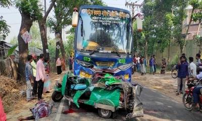 বোয়ালখালীতে বাস-সিএনজি মুখোমুখি সংঘর্ষে নিহত ৫