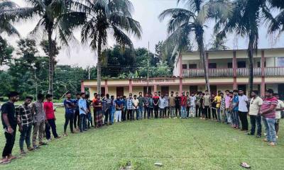 নড়াইলে ছাত্রদলের নতুন কর্মীদের বরণ