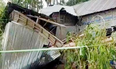 ঝিনাইগাতীতে ঝড়-শিলাবৃষ্টিতে আতঙ্কিত কৃষক