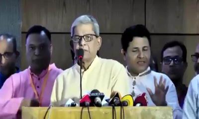একটি দানবীয় সরকার চেপে বসেছে: মির্জা ফখরুল
