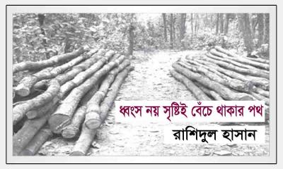 ধ্বংস নয় সৃষ্টিই বেঁচে থাকার পথ