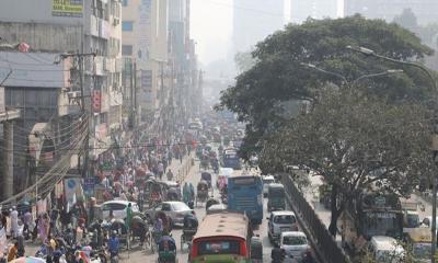 আজ ঢাকার বাতাসের মান ‘অস্বাস্থ্যকর’