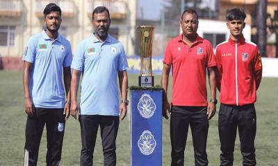 শিরোপা লড়াইয়ে মাঠে নামছে বাংলাদেশ-নেপাল