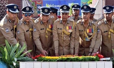 শহীদ পুলিশ সদস্যদের প্রতি নবনিযুক্ত ডিএমপি কমিশনারের শ্রদ্ধা