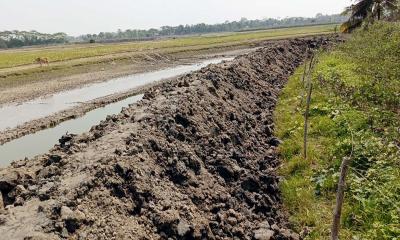 কলাপাড়ায় অবৈধভাবে খাল ভরাট করে দখলের অভিযোগ