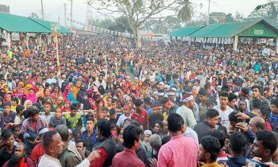 নান্দাইলে ঈগলের জনসভায় উপচেপড়া ভিড়