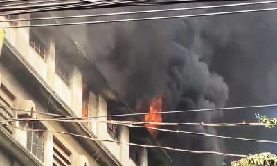 হাজারীবাগে ট্যানারি গোডাউনে আগুন