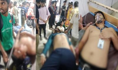 পুলিশের লাঠিচার্জ-টিয়ারগ্যাস, শিক্ষকসহ আহত অর্ধশতাধিক শিক্ষার্থী