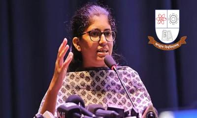 জবির আন্দোলনে পূর্ণ সংহতি উমামা ফাতেমার