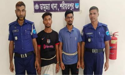 শরীয়তপুরে অপহৃত যুবক উদ্ধার, ২ অপহরণকারী গ্রেপ্তার