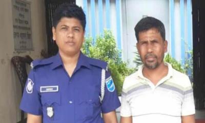 সালথায় স্বেচ্ছাসেবক লীগ নেতা গ্রেপ্তার