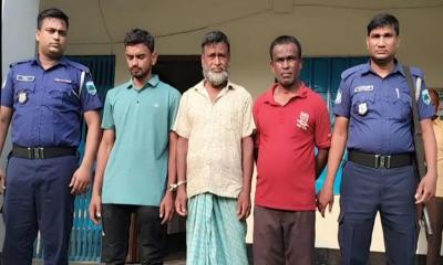 বাগাতিপাাড়ায় চাঁদা না পেয়ে প্রধান শিক্ষকের ওপর হামলা, আটক-৩