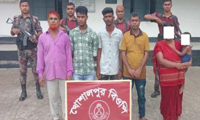 মহেশপুর সীমান্তে ৬ বাংলাদেশিকে ফেরত দিল বিএসএফ