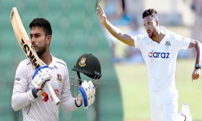 কলম্বো টেস্টে টসে জিতে ব্যাটিংয়ে বাংলাদেশ