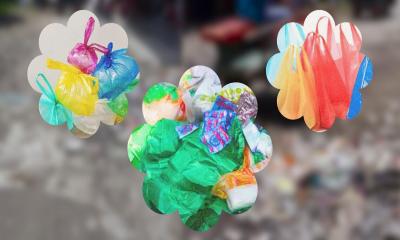 সাঘাটায় পলিথিনের ‘দাপটে’ বিপর্যস্ত জনজীবন