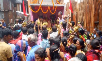 মধ্যনগরে শ্রীশ্রী জগন্নাথের রথযাত্রা, সহস্র ভক্তের ঢল