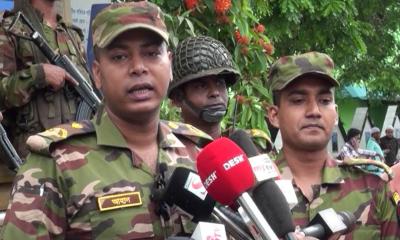 কুড়িগ্রামে ট্রাফিক নিয়ন্ত্রণ ও মাদক-চাঁদাবাজির বিরুদ্ধে সেনাবাহিনীর কঠোর অবস্থান