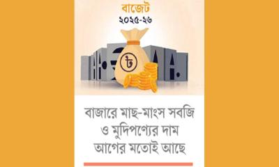 বাজেটের প্রভাব পড়েনি বাজারে