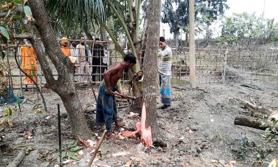 আশ্রমের কোটি টাকার সম্পত্তি দখলচেষ্টা