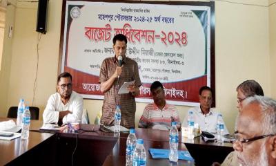 মহেশপুর পৌরসভার প্রায় ৬৫ কোটি টাকার বাজেট ঘোষণা
