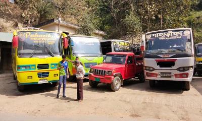 কেএনএফের হুমকি: পাহাড়ে যানবাহন চলাচলে নিষেধাজ্ঞা