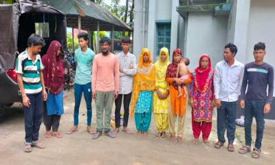 ভূরুঙ্গামারী সীমান্তে ১২ বাংলাদেশিকে ফেরত পাঠালো ভারত