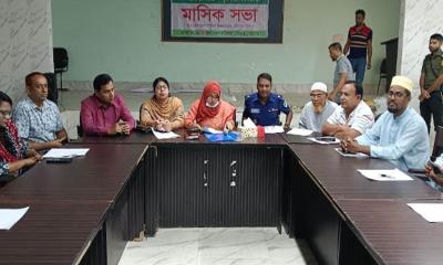 চৌগাছায় আইনশৃঙ্খলা বিষয়ক মাসিক সভা