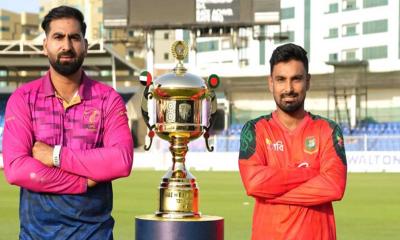 টস জিতে বাংলাদেশকে ব্যাটিংয়ে পাঠাল আমিরাত