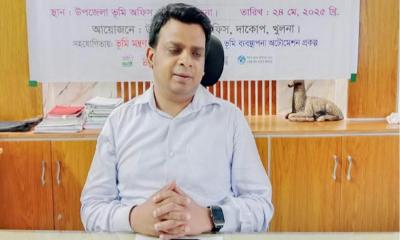 ভূমি মেলা উপলক্ষে দাকোপে প্রেস কনফারেন্স