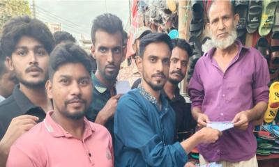 দিনাজপুরে ছাত্রদল নেতা সজীবের গণসংযোগ ও লিফলেট বিতরণ