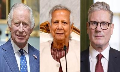 ব্রিটিশ রাজা ও প্রধানমন্ত্রীর সঙ্গে বৈঠক করবেন ড. ইউনূস