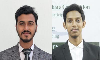 সাদ্দাম হোসেন হল ডিবেটিং সোসাইটির নেতৃত্বে নাহিদ-আবদুল্লাহ