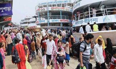 রোববার খুলছে অফিস-আদালত, রাজধানীমুখী মানুষের ঢল