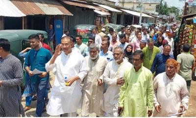 ফটিকছড়িতে উপজেলা চেয়ারম্যান প্রার্থীর গণসংযোগ