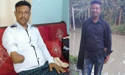 ইউপি সদস্য হাতকাটা মামুনকে কুপিয়ে ও গুলি করে হত্যা