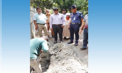 বুড়িচংয়ে অবৈধ গ্যাস সংযোগ বিচ্ছিন্ন