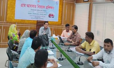গোদাগাড়ীতে গ্রাম আদালত বিষয়ক প্রশিক্ষণ